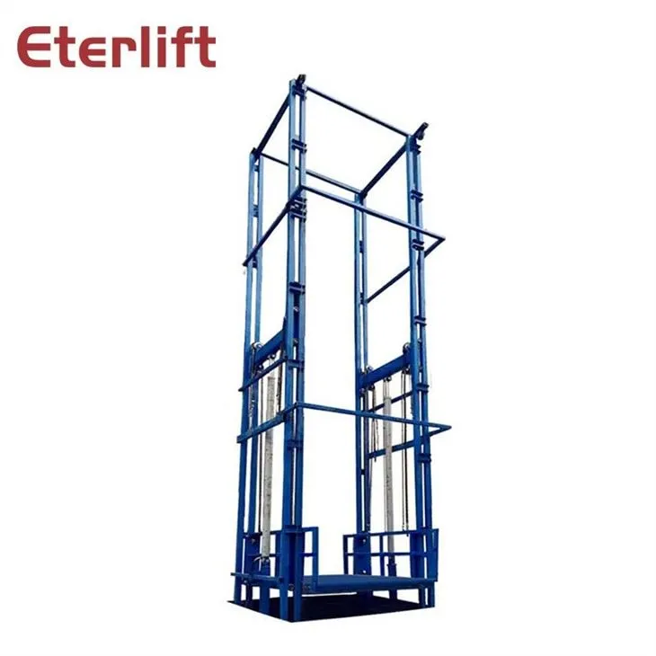 3m Lifting Height Rail Freight Elevator For Warehouse
