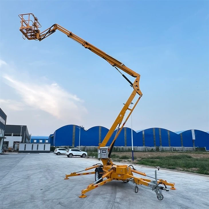 12m Towable Boom Lift factory