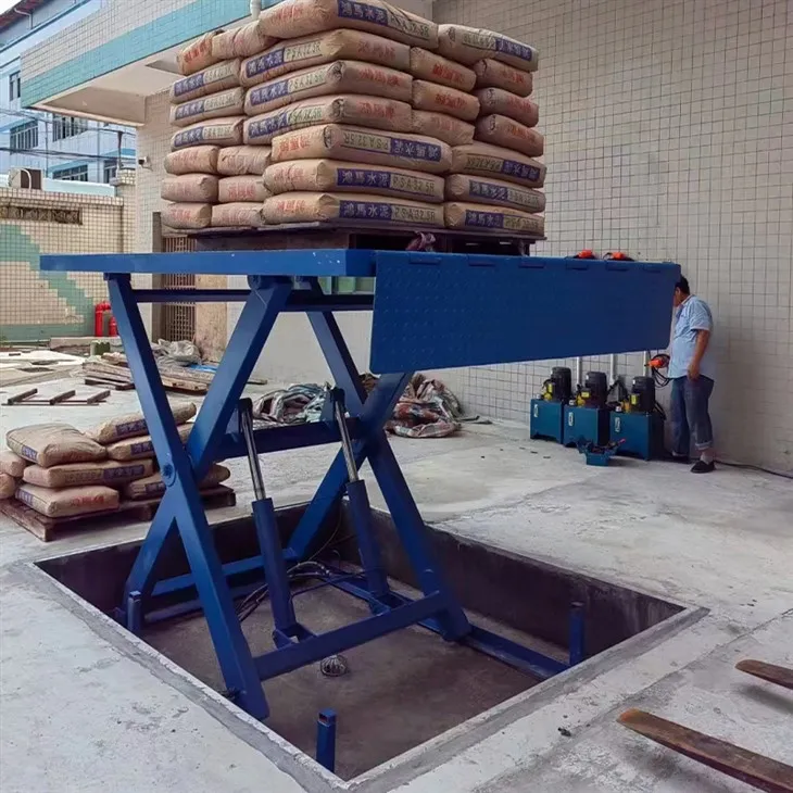 Nůžkové zvedací stoly 2 tuny