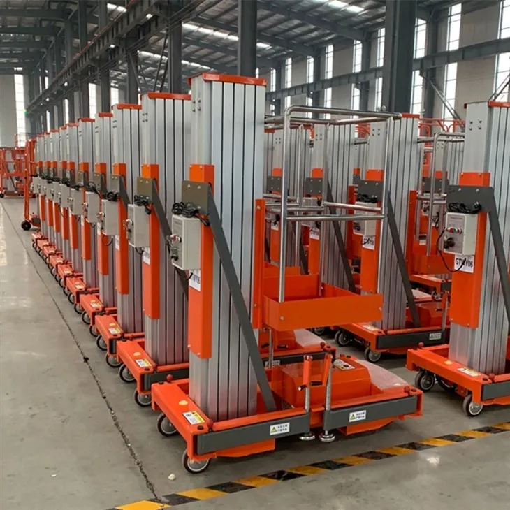 Hliníkový dvojitý zdvih stožáru