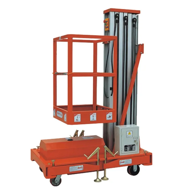 Hliníkové svislé zvedáky pro letecké práce