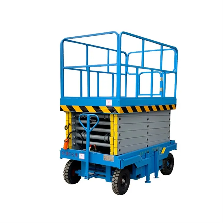 Mobilní zvedací plošina nůžkového typu