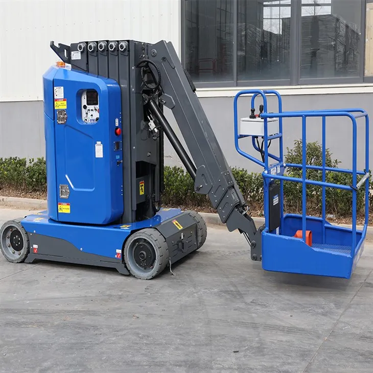 Vertikální zdvih stožáru s vlastním pohonem-s výložníkem