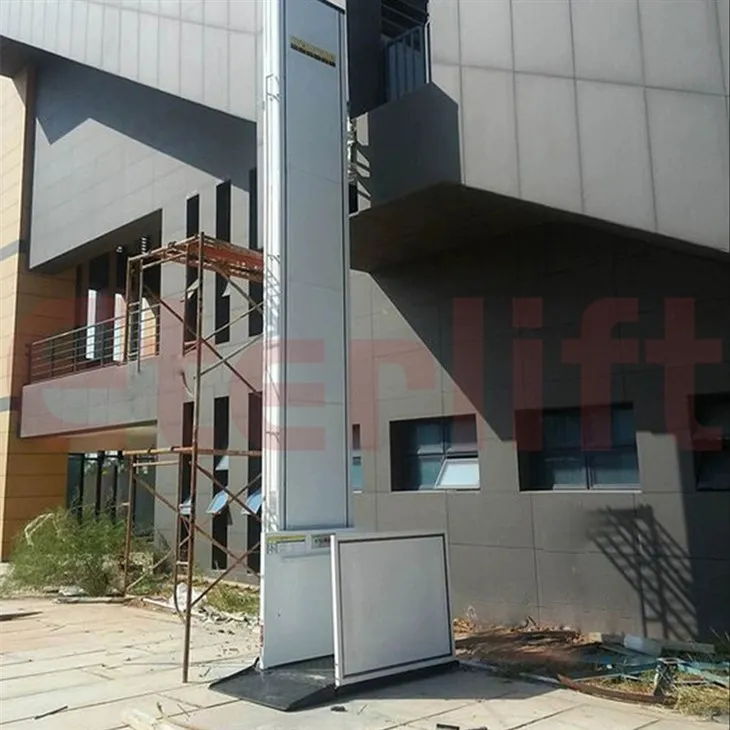 Výtah na invalidním vozíku pro garážové schody